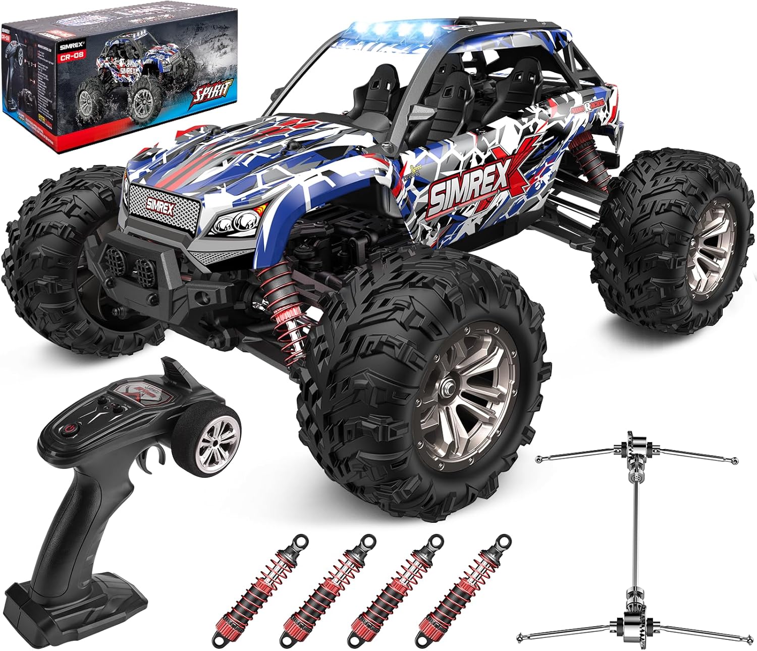 Rc Hobby Grade Monster Truck - Camioneta Monstruo a Control Remoto Escala
