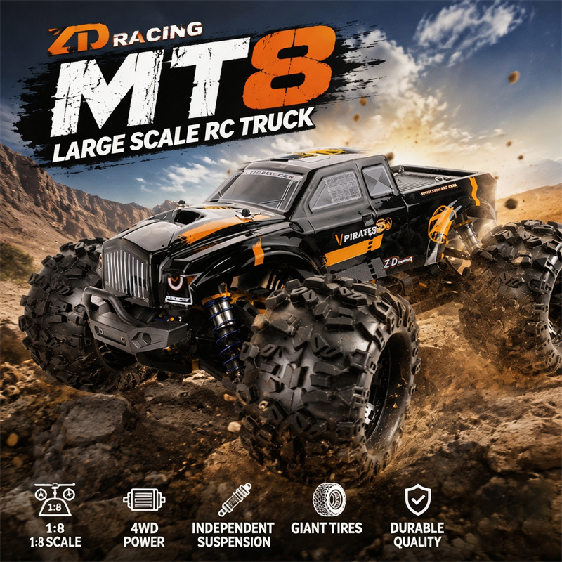 Rc Hobby Grade Monster Truck - Nuevo ZD Racing MT8 RC Monster