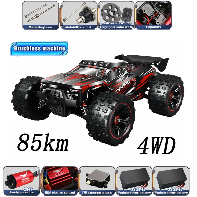 Rc Hobby Grade Car - Coche teledirigido 1:14 85 KM/H o