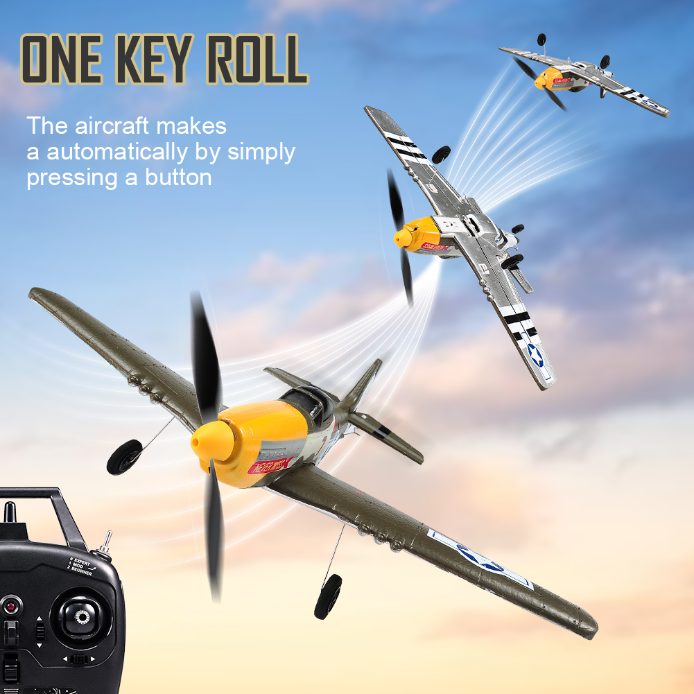 Avión RC P51 Mustang 2,4G Radi - Rc Hobby Plane reseña y precio