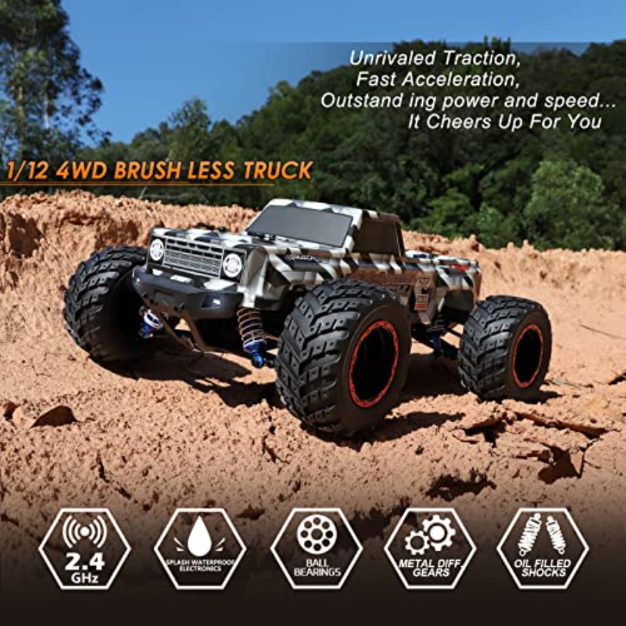 Camioneta Monstruo RC 4x4 Todo - Rc Hobby Grade Monster Truck reseña y precio