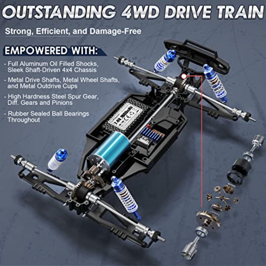 Camioneta Monstruo RC 4x4 Todo - Rc Hobby Grade Monster Truck reseña y precio