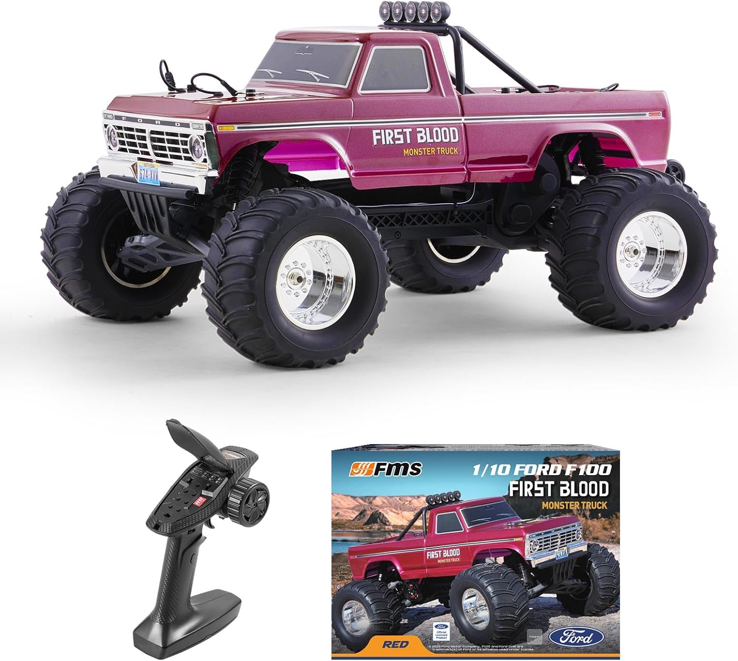 Camioneta Ford F-100 RC Monste - Rc Hobby Grade Monster Truck reseña y precio