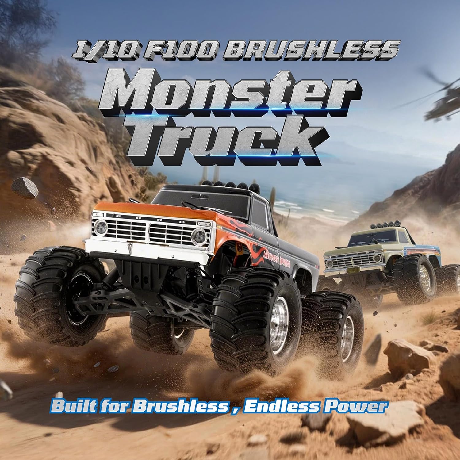 Coche Teledirigido Ford F-100  - Rc Hobby Grade Monster Truck reseña y precio