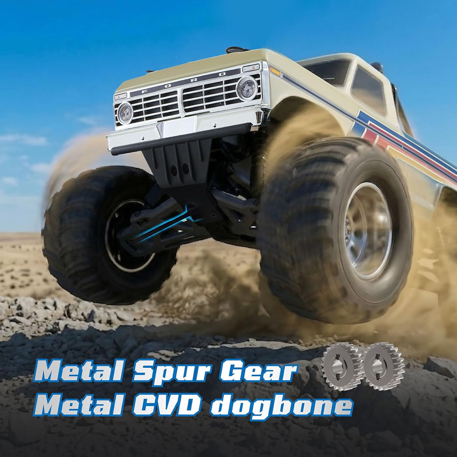 Coche Teledirigido Ford F-100  - Rc Hobby Grade Monster Truck reseña y precio