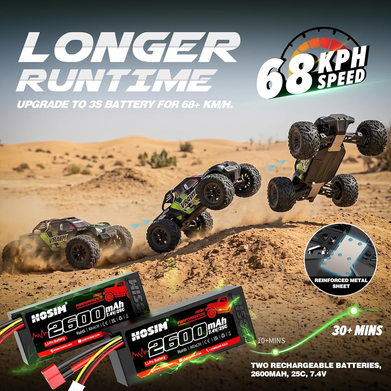 Coche RC sin Escobillas para A - Rc Hobby Grade Monster Truck reseña y precio