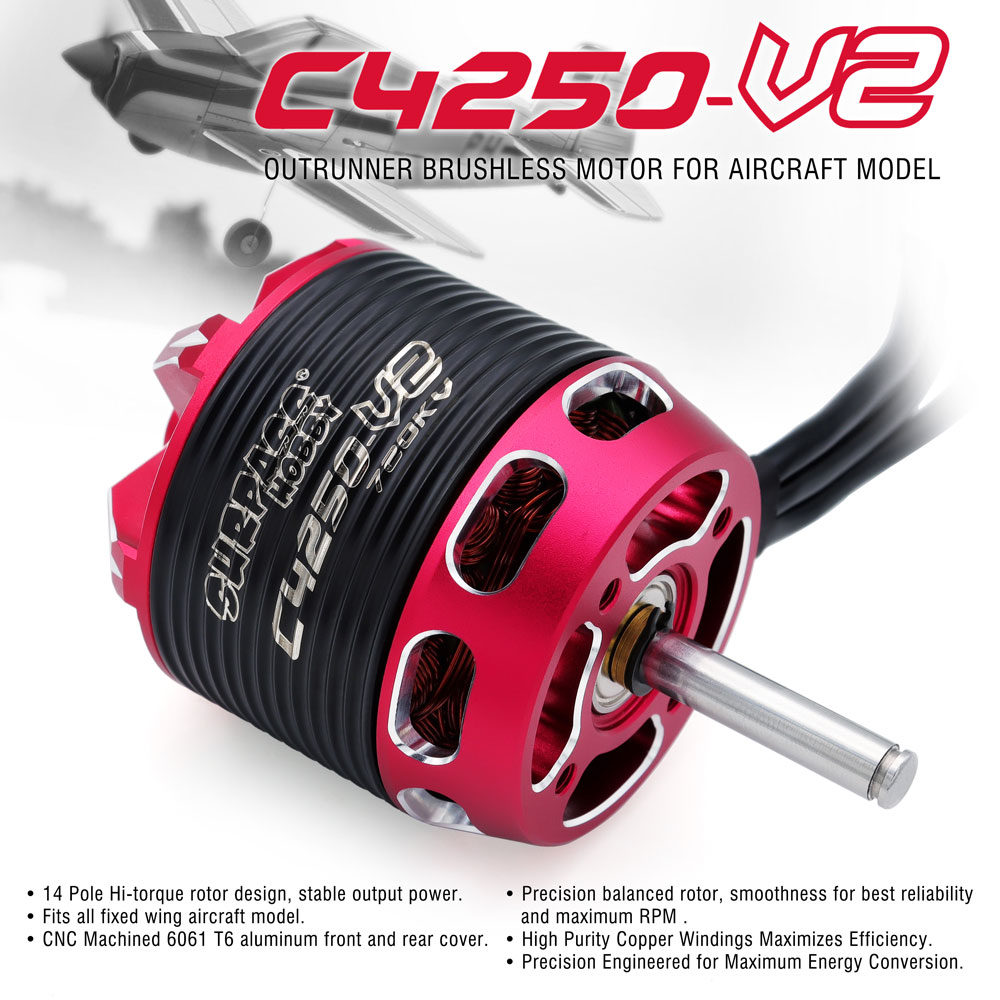 SURPASS HOBBY C4240 750KV/850K - Rc Hobby Plane reseña y precio