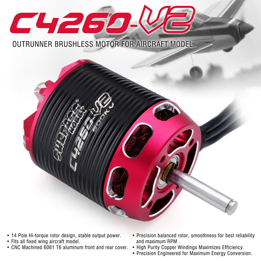 SURPASS HOBBY C4240 750KV/850K - Rc Hobby Plane reseña y precio
