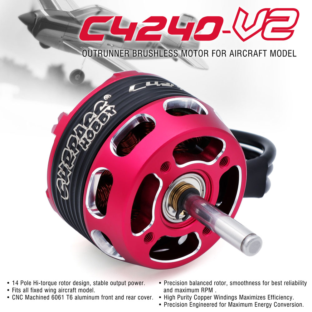 SURPASS HOBBY C4240 750KV/850K - Rc Hobby Plane reseña y precio
